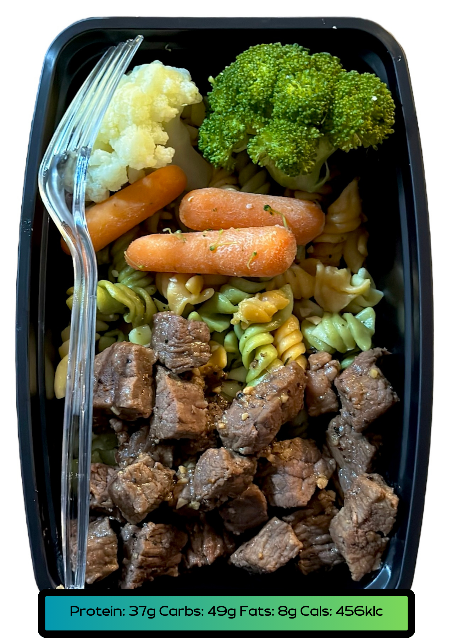 Lean Meat 5.2oz, Carbs 5.2oz, Veggies 2.1oz