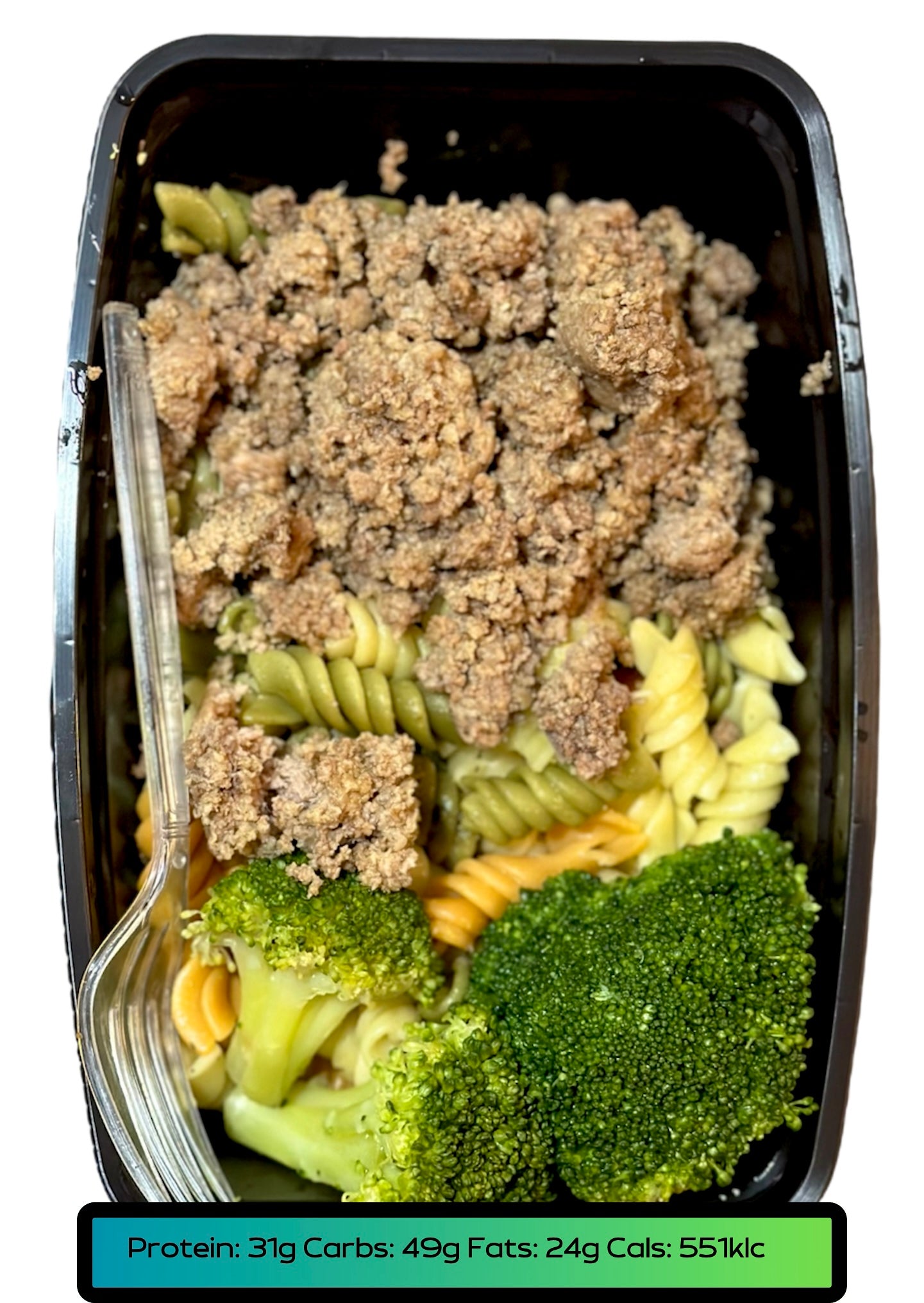 Ground Turkey 5.2oz, Carbs 5.2oz, Veggies 2.1oz